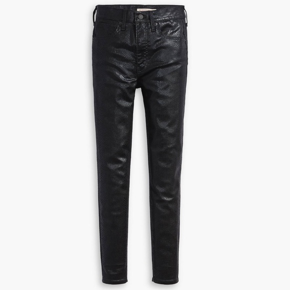 NWT LEVI’S Mile Snake Print High Super Skinny Pants - Picture 6 of 15